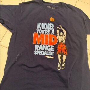 Kids Overtime Navy Graphic T-Shirt